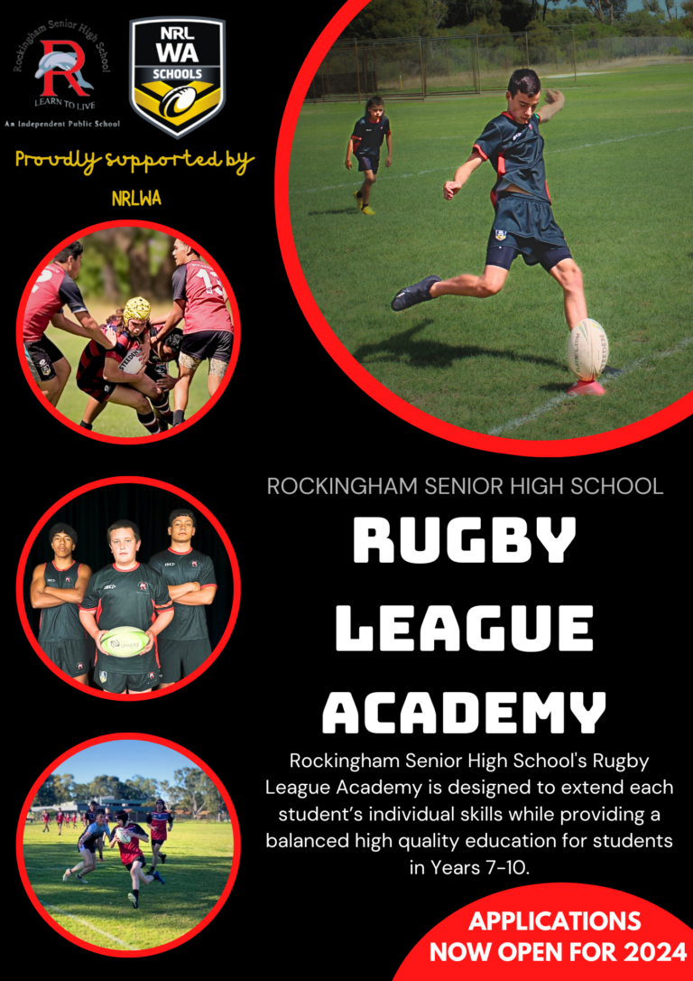 Year 7 2024 Specialist Programs Enrolments Rockingham Senior High School   2023 SSP Flyers Rugby 768x1086 